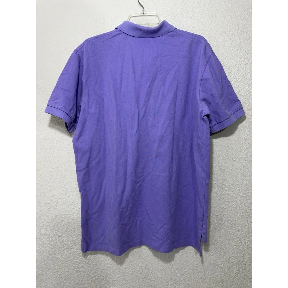 vtg polo ralph lauren polo shirt Purple logo pony preppy Classic L Men's